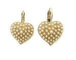 Mariana Earrings Simply Elegant Heart Shaped Pearl Mineral My Treasures Coll.