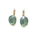Mariana Earrings Exquisite Grey Opal Swarovski Crystals My Treasures Coll. - Image 2