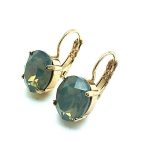 Mariana Earrings Exquisite Grey Opal Swarovski Crystals My Treasures Coll.