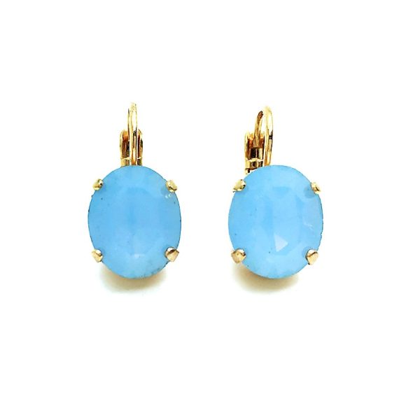 Mariana Earrings Charming Blue Opal Swarovski Crystals My Treasures Coll.