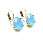 Mariana Earrings Charming Blue Opal Swarovski Crystals My Treasures Coll. - Image 2