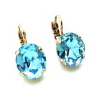Mariana Earrings Alluring Aquamarine Austrian Crystals My Treasures Coll. - Image 3