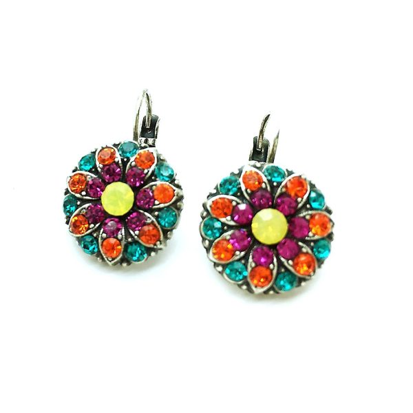 Mariana Earrings Guardian Angel Beaded Colorful Swarovski Crystals Africa Coll.