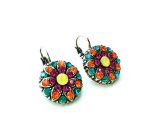 Mariana Earrings Guardian Angel Beaded Colorful Swarovski Crystals Africa Coll. - Image 3