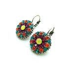 Mariana Earrings Guardian Angel Beaded Colorful Swarovski Crystals Africa Coll. - Image 2