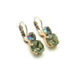 Mariana Earrings Dainty Black Diamond & AB Swarovski Crystals My Treasures Coll. - Image 3