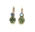 Mariana Earrings Dainty Black Diamond & AB Swarovski Crystals My Treasures Coll.