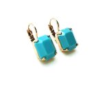 Earrings By Mariana My Treasures Coll. Simply Elegant Turquoise Austrian Crystals - Image 3