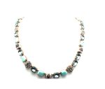 Mariana Necklace Fab Turq & Blacks Swarovski Crystals Black Diamond Inspiration Coll. - Image 3