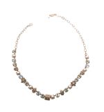 Necklace By Mariana Barbados Caribbean Life Coll. Finely Detailed Whites Austrian Crystals