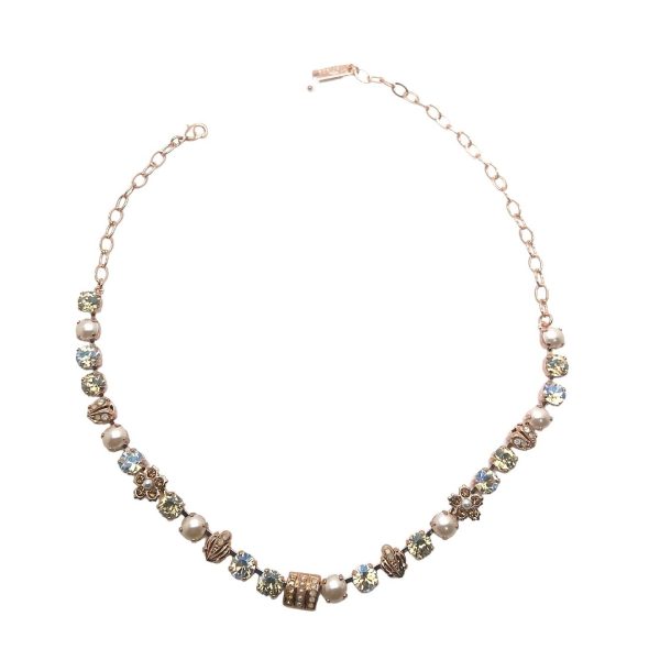 Necklace By Mariana Barbados Caribbean Life Coll. Finely Detailed Whites Austrian Crystals