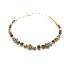 Necklace By Mariana Moon drops Gypsy Soul Coll. Floral Beaded Colorful Austrian Crystals - Image 3
