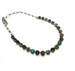 Mariana Necklace Floral Multi Color Swarovski Crystals My Treasures Coll.