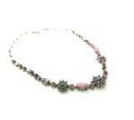 Mariana Necklace Floral Pinks Swarovski Crystals Celebrate Sweet Summer Coll. - Image 3