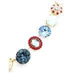 Mariana Necklace Sassy Floral Multi Color Swarovski Crystals Gaea Odyssey Coll. - Image 2