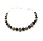 Mariana Necklace My Treasures Coll. Exude Elegance Jet & AB Austrian Crystals
