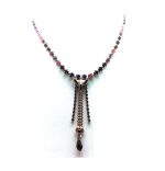 Mariana Necklace Fashionable Multi Color Swarovski Crystals Xenia Odyssey Coll. - Image 3