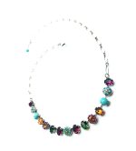 Mariana Necklace Floral Beaded Colorful Swarovski Crystals Happy Days Icons Coll. - Image 3