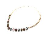 Mariana Necklace Exquisite Greys & Pinks Austrian Crystals Madagascar Africa Coll. - Image 3