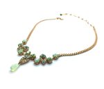 Mariana Necklace Fashionable Greens Austrian Crystals Mojito Cocktail Hour Coll.