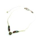 Mariana Necklace Beaded Pearl & Riverstone Mineral My Treasures Coll. - Image 3