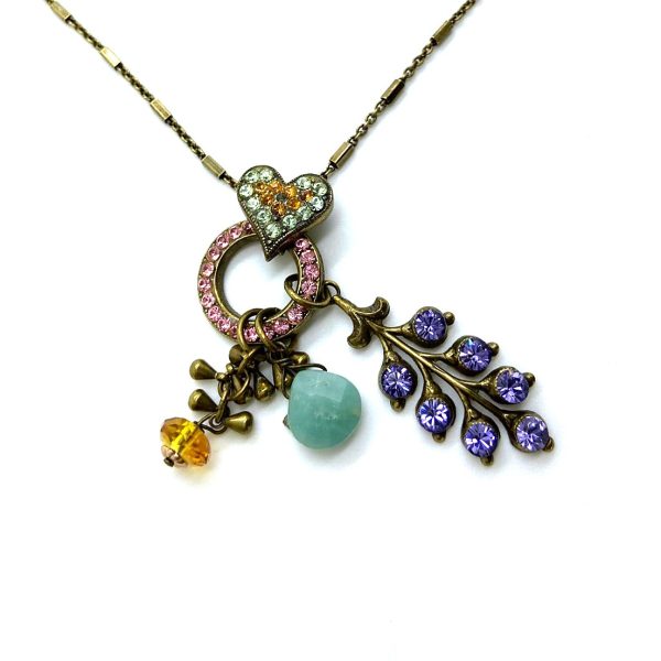 Mariana Necklace Pendant Marrakech Mineral & Swarovski Crystals My Treasures Coll.