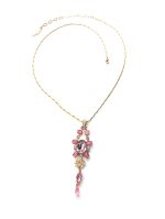 Mariana Necklace Pendant Sassy Shades of Pink Austrian Crystals Ambrosia Coll.