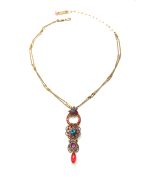 Mariana Necklace Pendant Gorgeous Colorful Austrian Crystals Sweet Summer Coll. - Image 2
