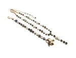 Mariana Jewelry Set Necklace & Bracelet Pyrite & Opal, Topaz & Nightfall Austrian Crystals Odyssey Coll. - Image 3
