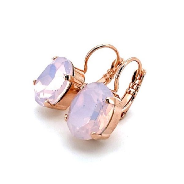Mariana Earrings Lovely Faceted Rose Opal Austrian Crystals My Treasures Coll.