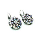 Earrings By Mariana Inspiration Coll. Glitzy Guardian Angel Clear & AB Swarovski Crystals - Image 3