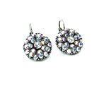 Earrings By Mariana Inspiration Coll. Glitzy Guardian Angel Clear & AB Swarovski Crystals - Image 2