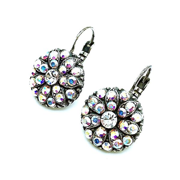 Earrings By Mariana Inspiration Coll. Glitzy Guardian Angel Clear & AB Swarovski Crystals