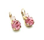 Earrings By Mariana Breast Cancer Awareness Icons Coll. Sassy Pinks Austrian Crystals - Image 3