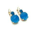 Mariana Earrings Simply Elegant Blue Quartz Mineral My Treasures Coll. - Image 3