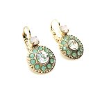 Mariana Earrings Gorgeous Clear, Pacific Opal & Rose Opal Swarovski Crystals Cocktail Hour Coll. - Image 3