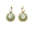 Mariana Earrings Gorgeous Clear, Pacific Opal & Rose Opal Swarovski Crystals Cocktail Hour Coll.