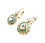 Mariana Earrings Gorgeous Clear, Pacific Opal & Rose Opal Swarovski Crystals Cocktail Hour Coll. - Image 2