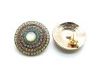 Mariana Earrings Gorgeous Round Beaded Multi Color Austrian Crystals Silk Road Coll. - Image 3