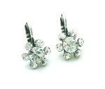 Mariana Earrings Dainty Floral Clear Austrian Crystals On A Clear Day Icons Coll. - Image 3
