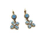 Mariana Earrings Charming Pale Blue & AB Swarovski Crystals Periwinkle Cocktail Hour Coll. - Image 2