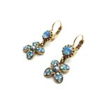 Mariana Earrings Charming Pale Blue & AB Swarovski Crystals Periwinkle Cocktail Hour Coll.