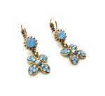 Mariana Earrings Charming Pale Blue & AB Swarovski Crystals Periwinkle Cocktail Hour Coll. - Image 3