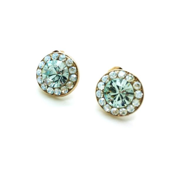 Mariana Earrings Glitzy Moonlight & Silk Swarovski Crystals Moon Dance Songbook Coll.