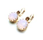 Earrings By Mariana My Treasures Coll. Adorable Lt Smoked Topaz & Rose Opal Austrian Crystals - Image 2