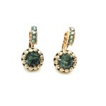 Mariana Earrings Simply Elegant Black Diamond & AB Austrian Crystals My Treasures Coll. - Image 2