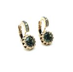 Mariana Earrings Simply Elegant Black Diamond & AB Austrian Crystals My Treasures Coll. - Image 3