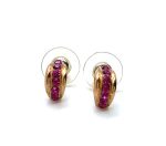 Mariana Earrings Simply Pretty Fuchsia Swarovski Crystals My Treasures Coll.
