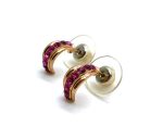Mariana Earrings Simply Pretty Fuchsia Swarovski Crystals My Treasures Coll. - Image 2