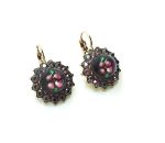 Mariana Earrings Exquisite Floral Purple Austrian Crystals Bohemian Rhapsody Songbook Coll. - Image 2
